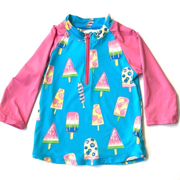 Hatley Fruity Pops Rash Guard Set, Size 5 - Picture 2 of 7